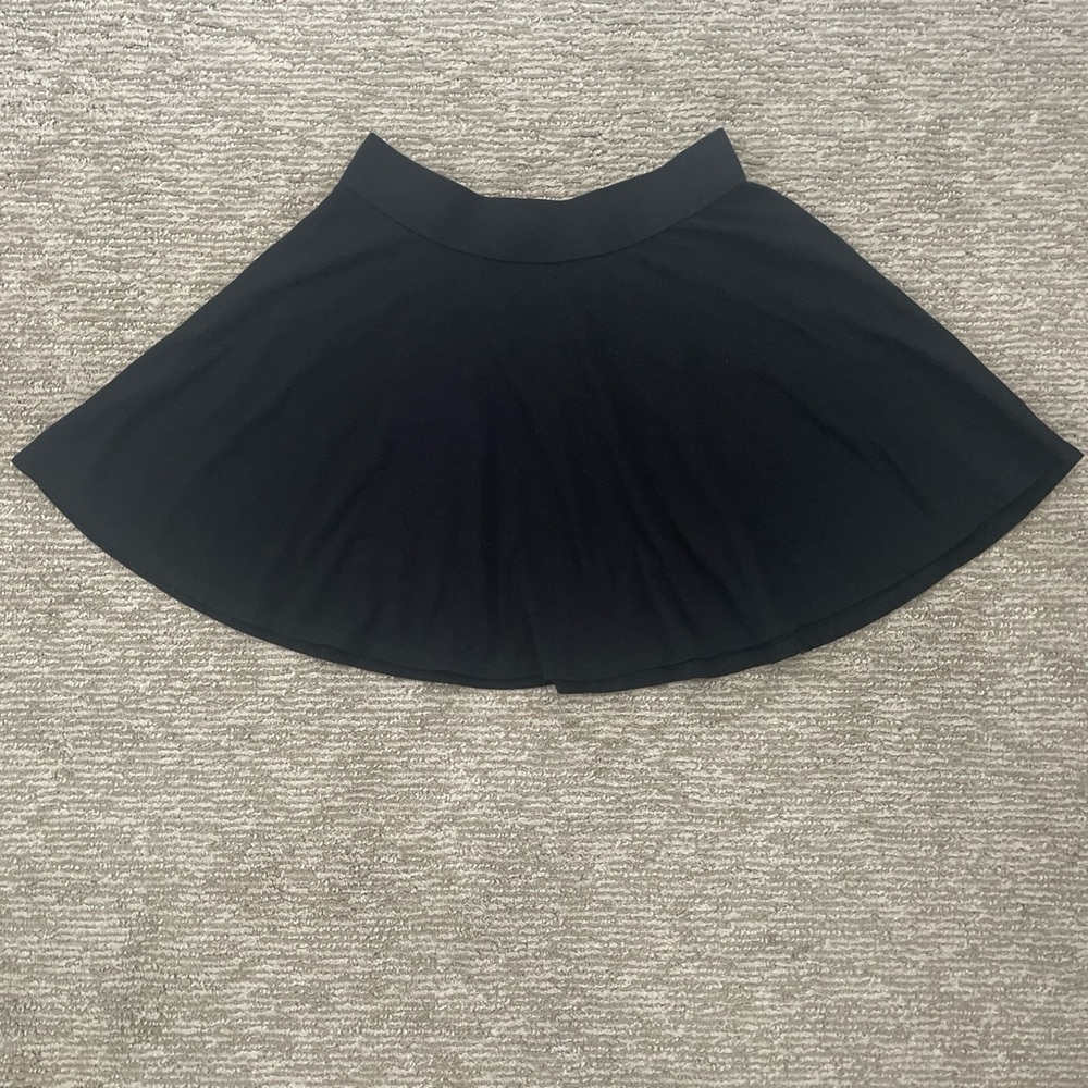 Abercrombie & Fitch Black Skater Skirt